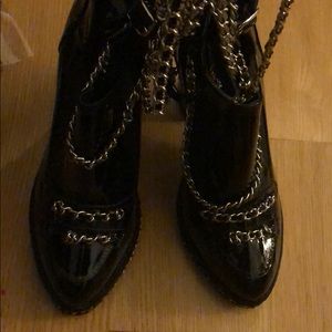 Chanel black boots
